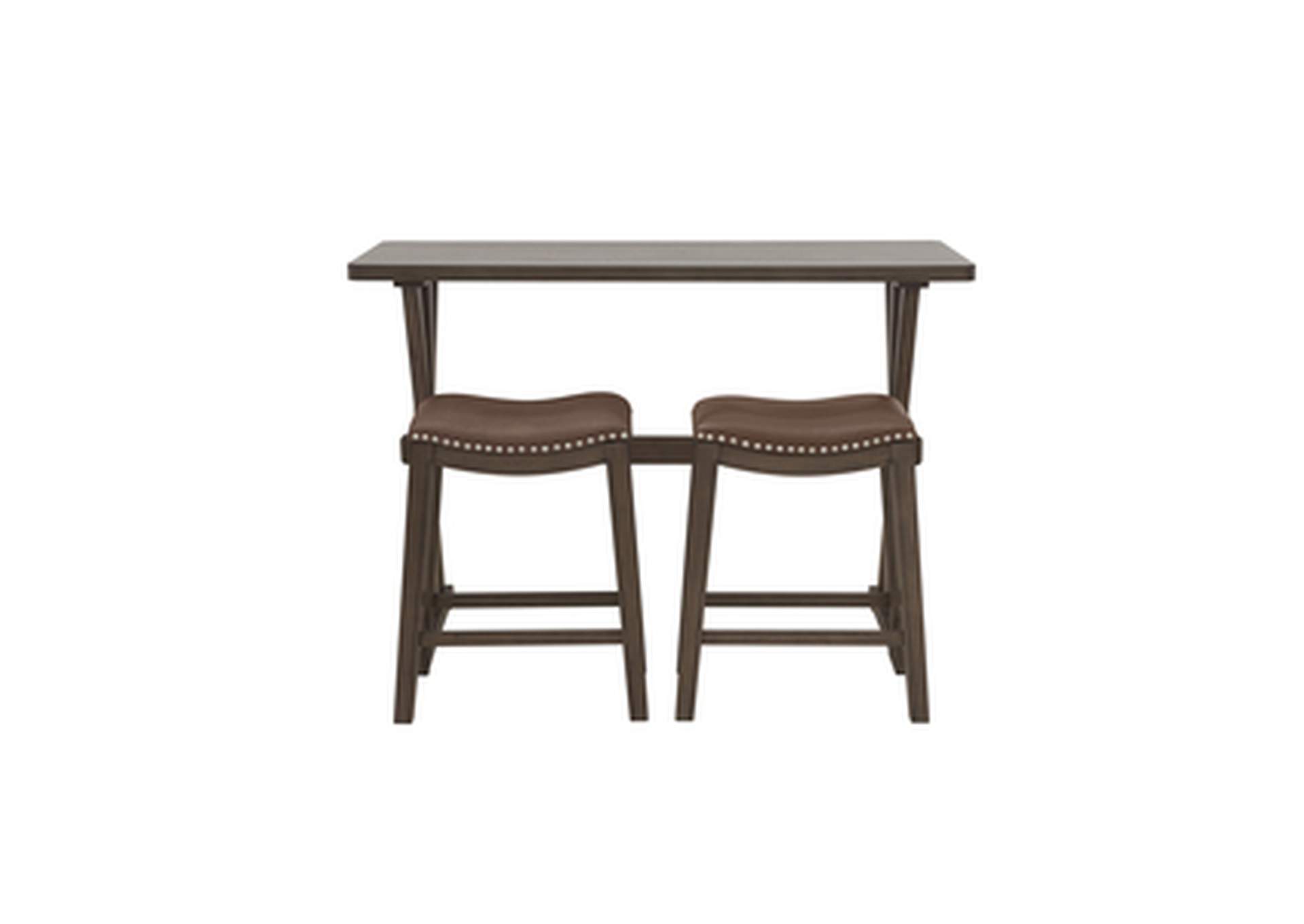 54"L Counter Height Table, 3A,Homelegance