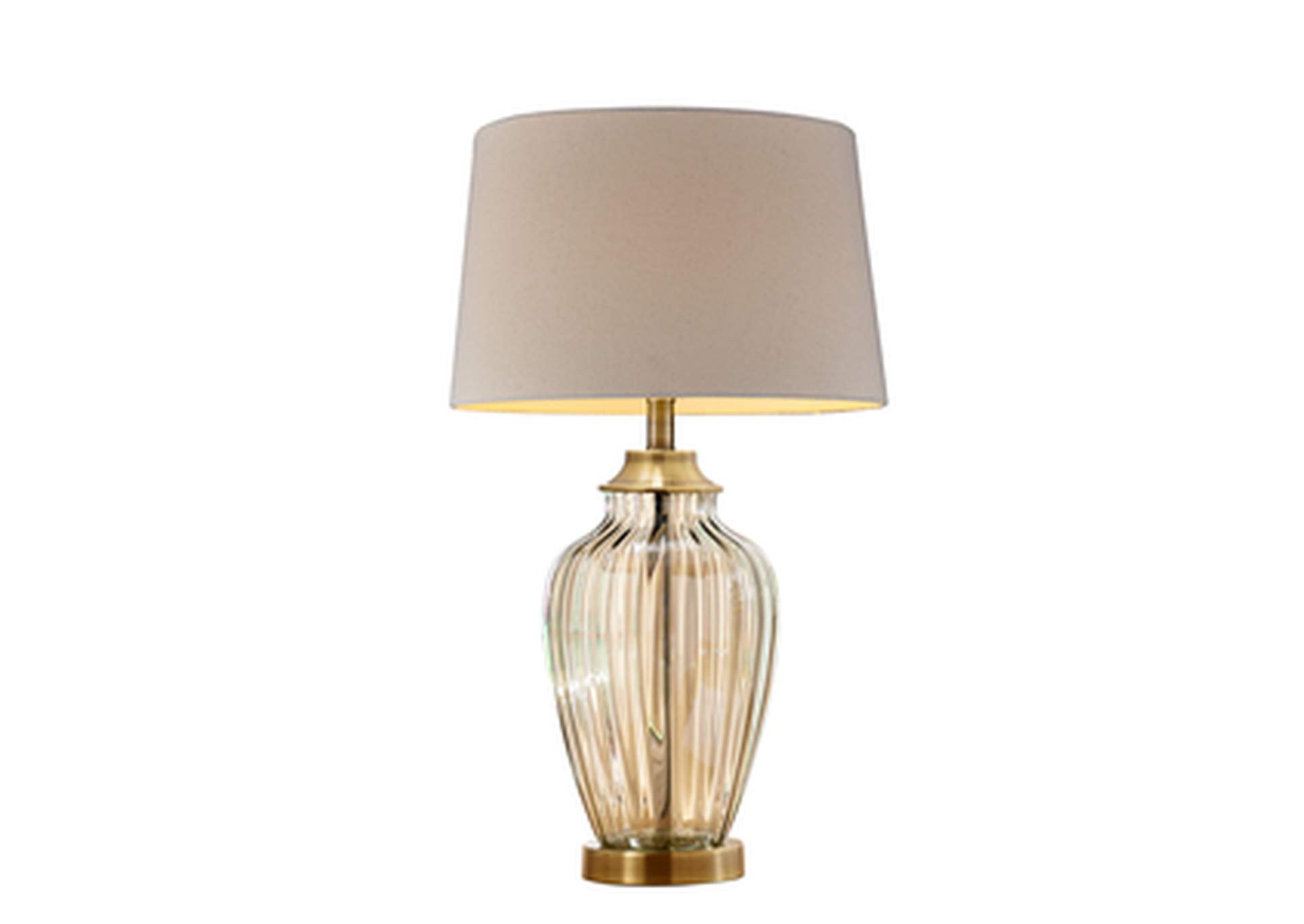 28.50"H Golden Gaze Glass Table Lamp,Homelegance