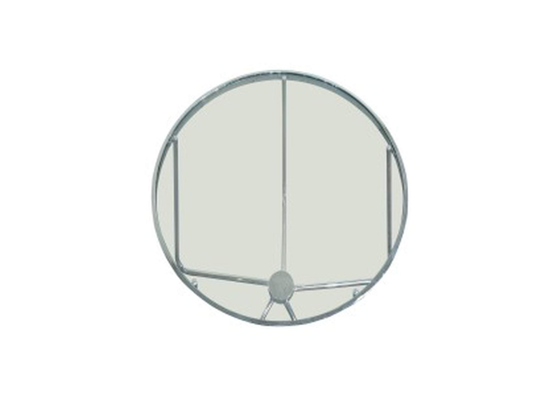 Cocktail Tables 3 Piece Occassional Table Set, Clear Glass Top W/ Chrome Legs,Homelegance