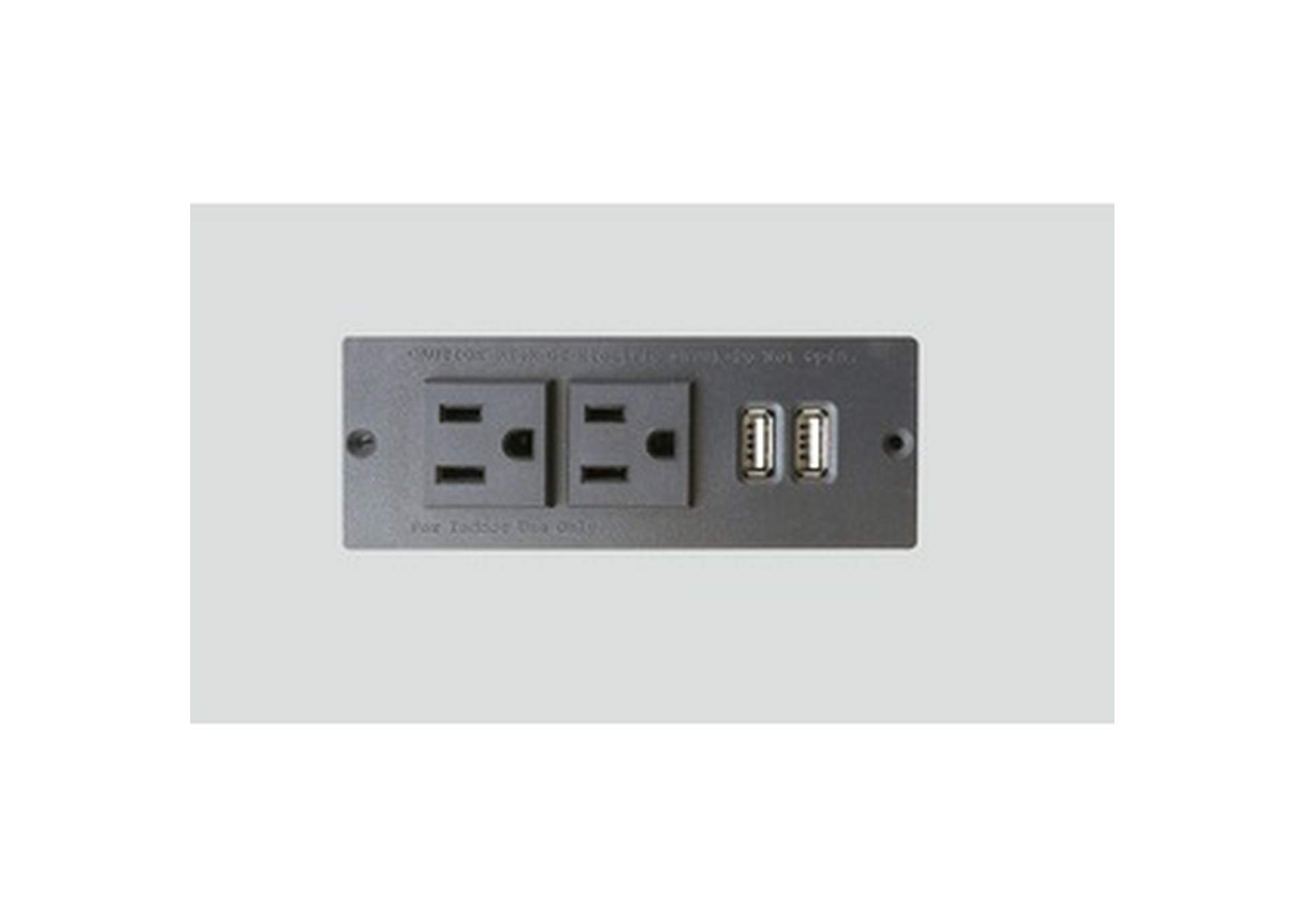 X Leg Night Stand W/ Usb In White, 3A,Homelegance