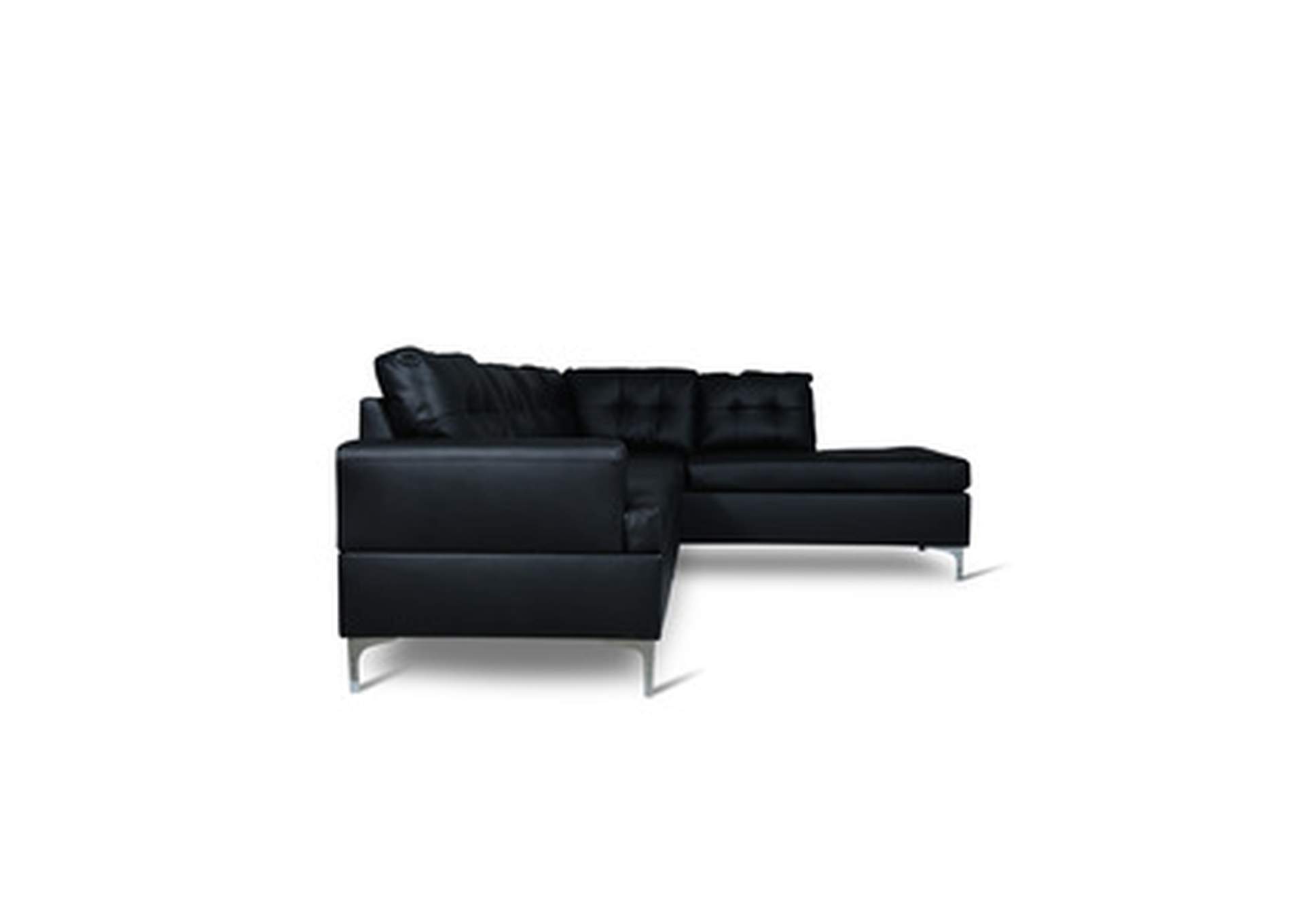 Sectionals 3-Piece Sectional With Right Chaise And Ottoman,Homelegance