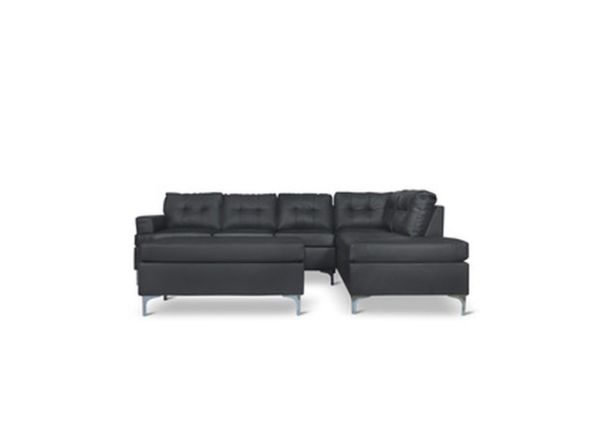 Sectionals 3-Piece Sectional With Right Chaise And Ottoman,Homelegance