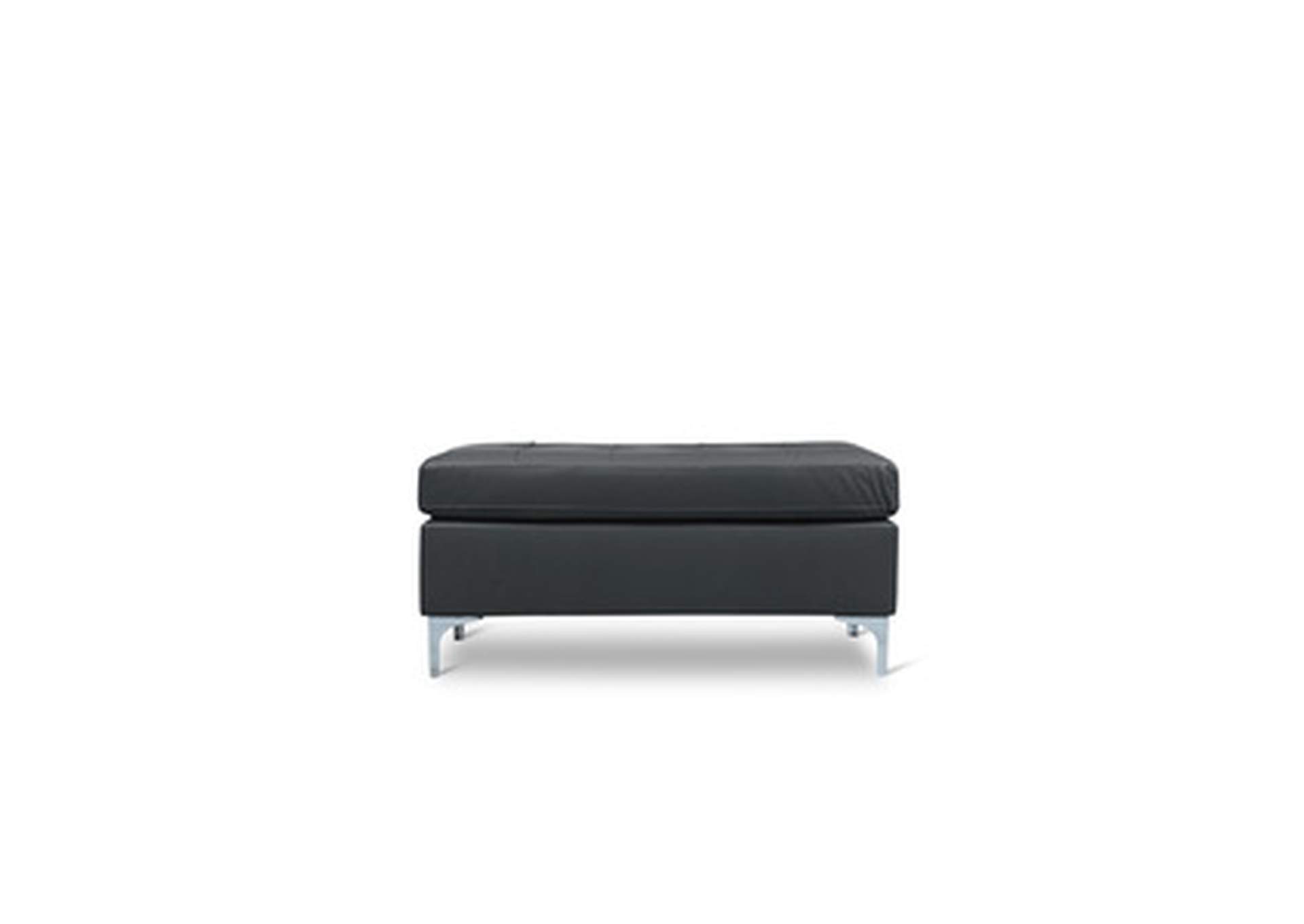 grey Ottoman W/Grey Pu,Homelegance