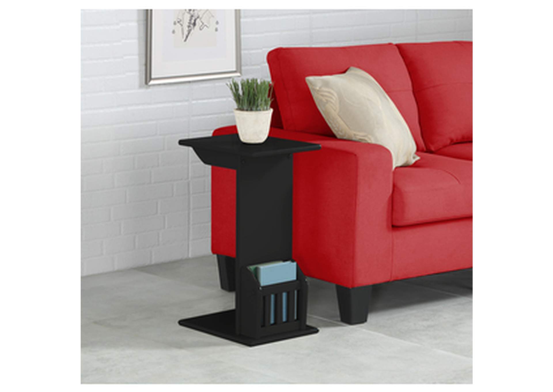 Black Snack Table In Black, 3A,Homelegance