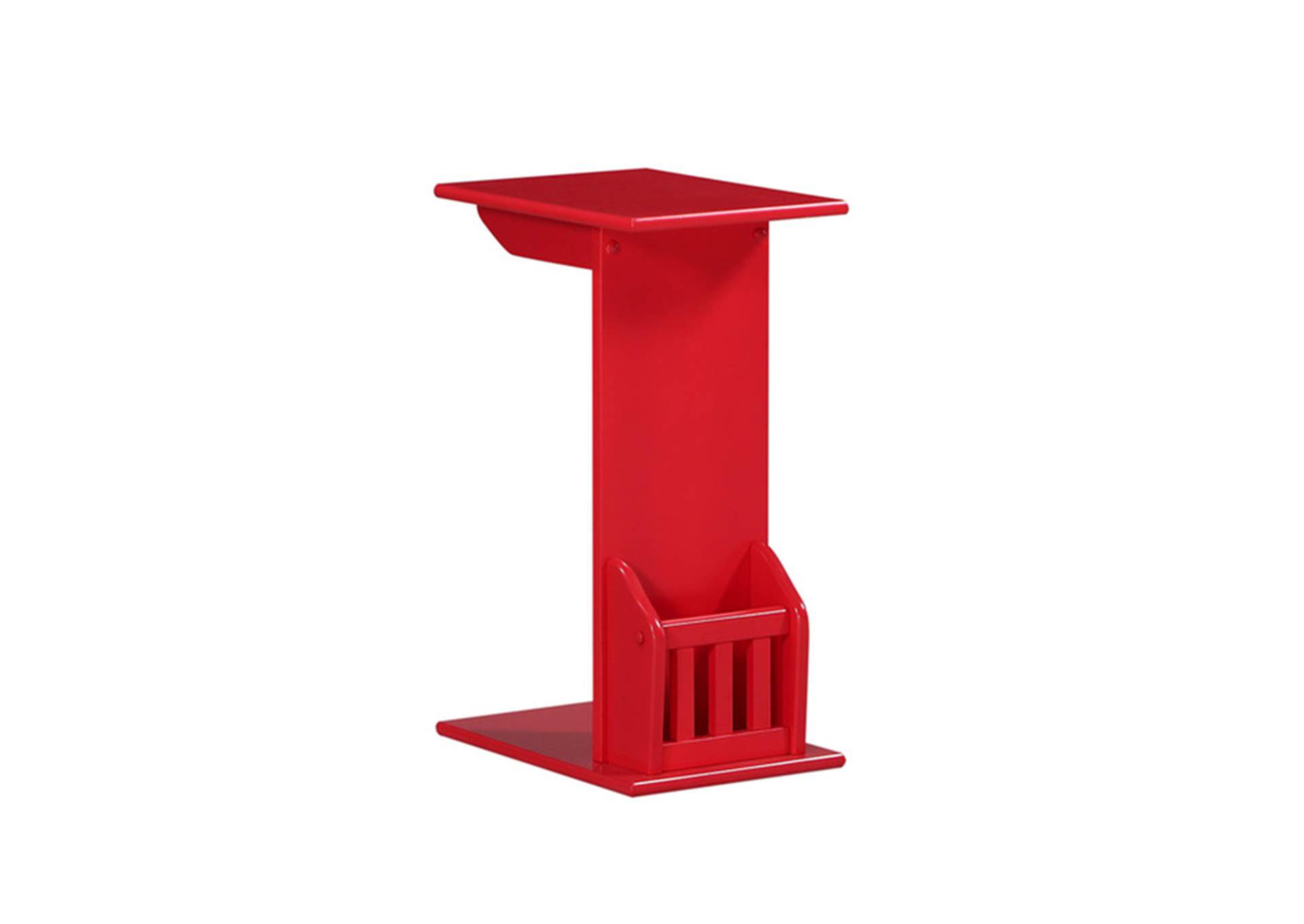 Red Snack Table In Red, 3A,Homelegance