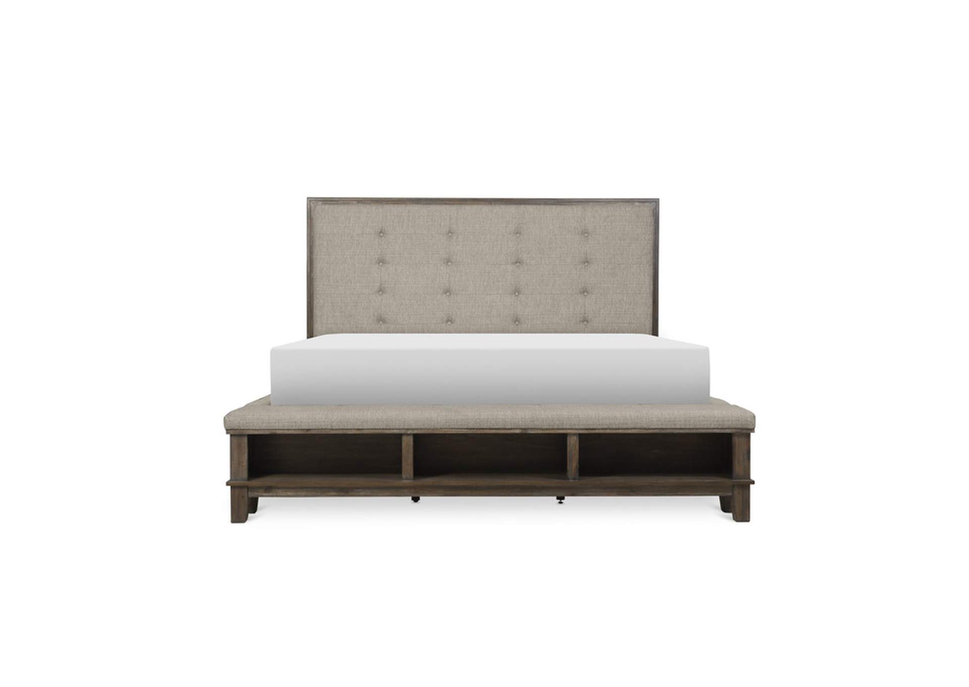Gray Upohlstered Headboard Queen Gray Upohlstered Headboard,Homelegance