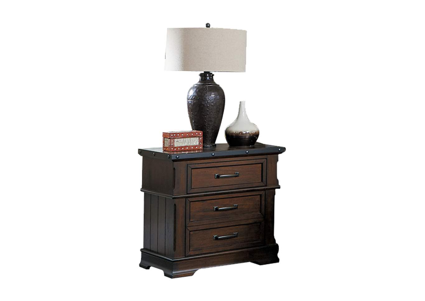 Schleiger Brown Night Stand,Homelegance