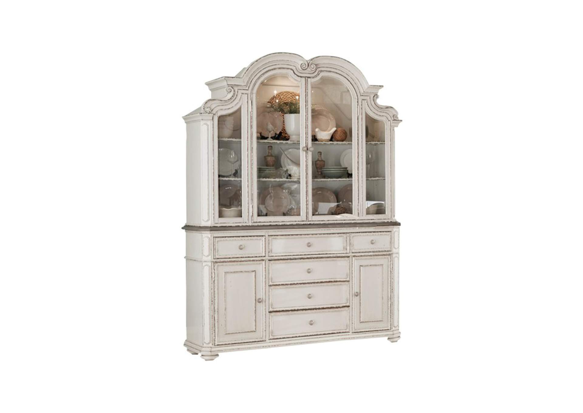 Willowick Buffet & Hutch,Homelegance