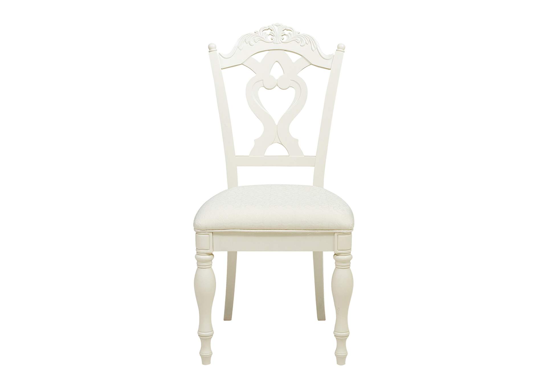 Cinderella White Chair,Homelegance