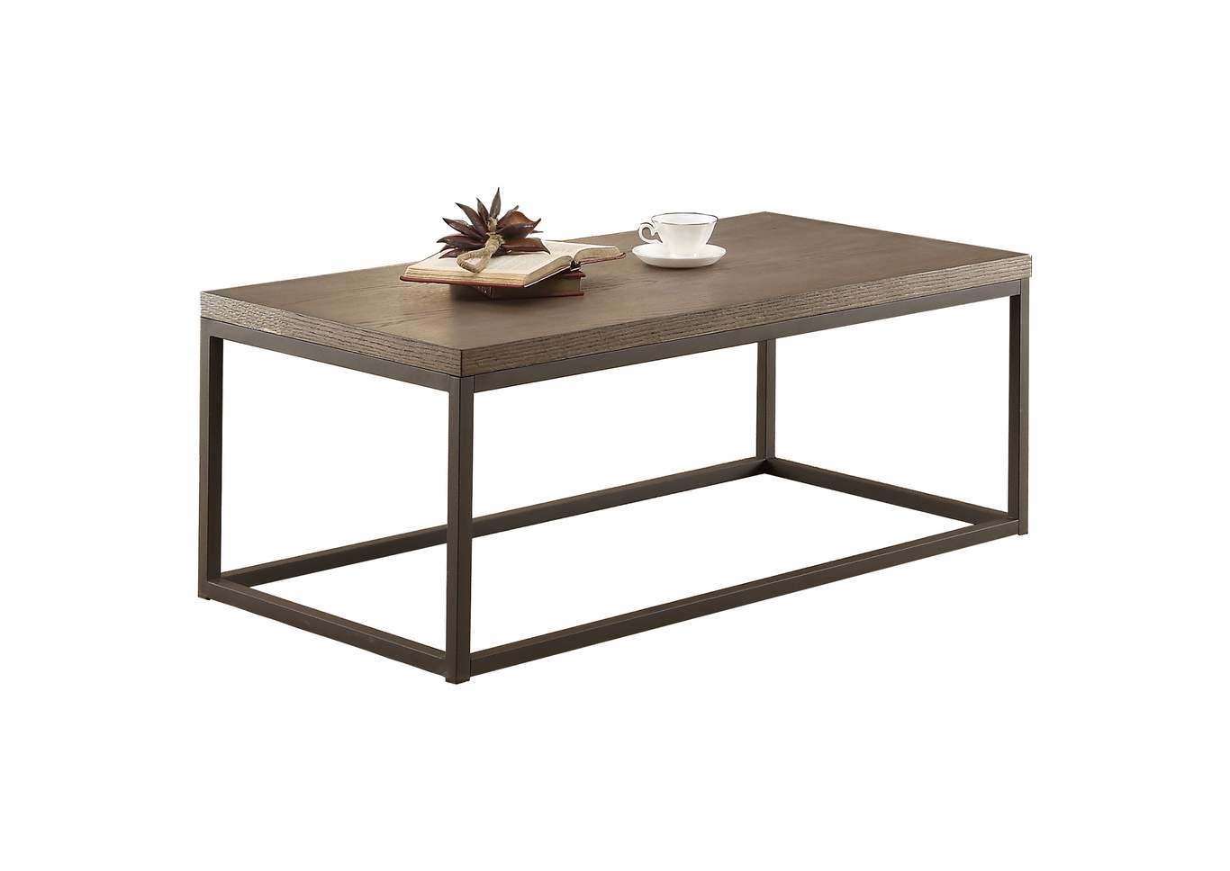 Brown Cocktail Table,Homelegance