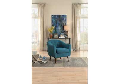 Image for Accent Chair, Blue 100% Polyester