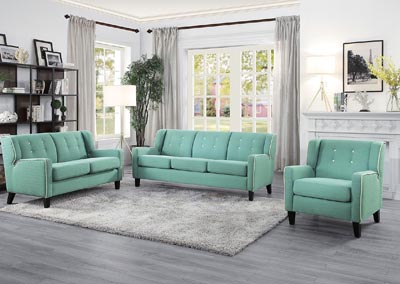 Image for Roweena Teal Love Seat