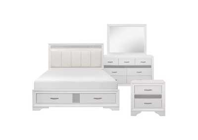 Luster 4 Piece Queen Bedroom Set