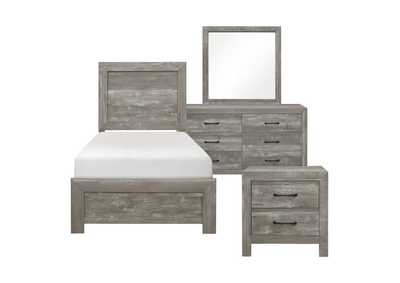 Image for Corbin Gray 4 Piece Twin Youth Bedroom Set