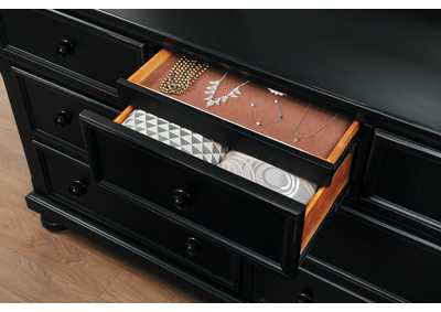 Image for Dresser W/Hidden Drawer, Pine Solid