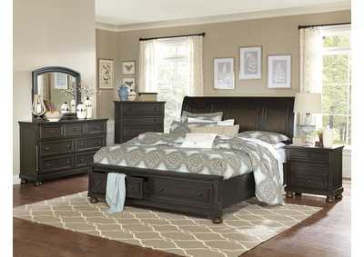 Image for Gray Dresser W/Hidden Drawer,Pine Solid