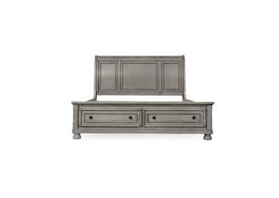 Image for Queen Platform Bed With Footboard Storage