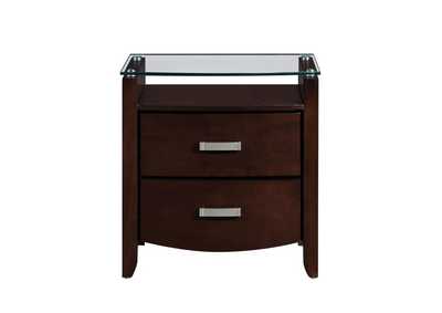 Image for Lyric Night Stand, Glass Top