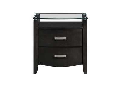 Image for Lyric Night Stand, Glass Top