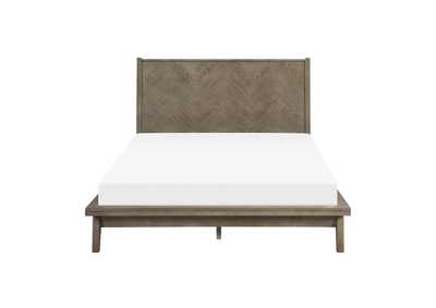 Image for Brown Queen Platform Bed