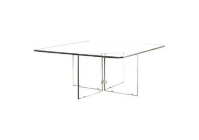 Image for Alouette Clear Cocktail Table W/ All Glass