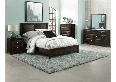 Image for Night Stand,Dark Cherry