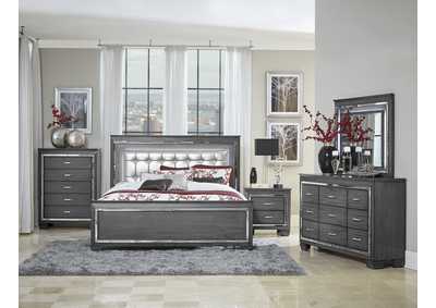 Image for Gray Night Stand Finish