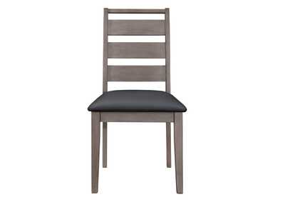 Image for Woodrow Side Chair, Black PU