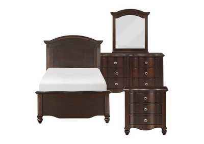 Image for Meghan 4 Piece Twin Bedroom Set W/ Nightstand, Dresser, Mirror