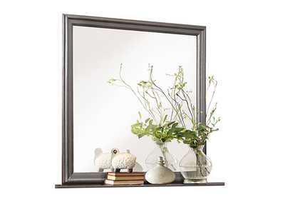 Image for Mayville Stained Grey Mirror
