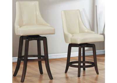 Image for Counter Height Dining Chair; Swivel; Cream