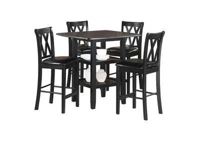Image for Norman 5-Piece Pack Counter Height Dining Set