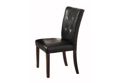 Image for Side Chair; Drk Brw P/U