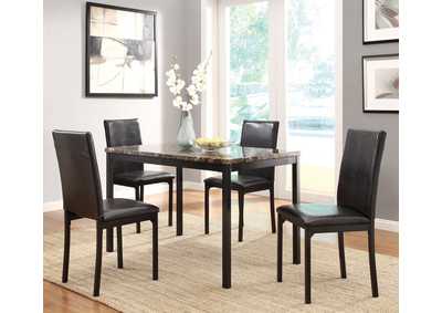 Image for Dining Table; Paper Marble; Metal