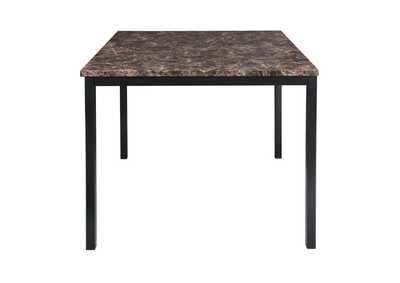 Image for Tempe Counter Height Table, Faux Marble Top