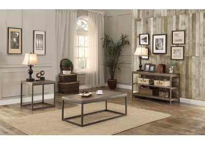 Image for End Table,Oak Vnr & Metal