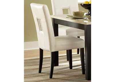 Image for Archstone White Bi-Cast Vinyl Side Chair (Set of 2)
