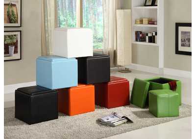 Image for Strg End Table W/Ottmn; Red Pu