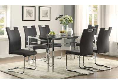 Image for Gray Side Chair Fabric