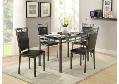 Image for 5 Piece Pack Dinette,Faux Marble Top