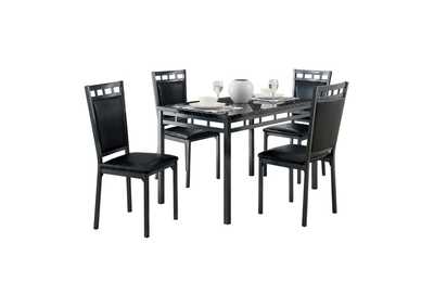 Image for Olney 5-Piece Pack Dinette Set, Faux Marble Top