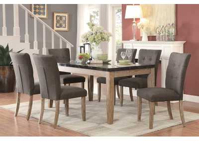Image for Dining Table,Faux Bluestone Mrbl Tp
