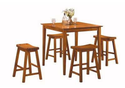 Image for 18H Stool; Rta; Oak Finish