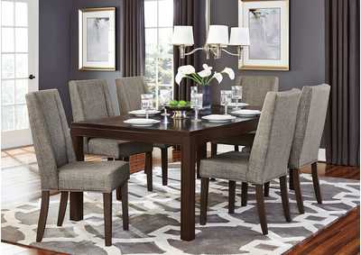 Image for Dining Table, 18"Lf, Drk Gryish Brw