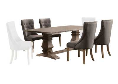 Image for Side Chair, Fabrc & Tufted Bck