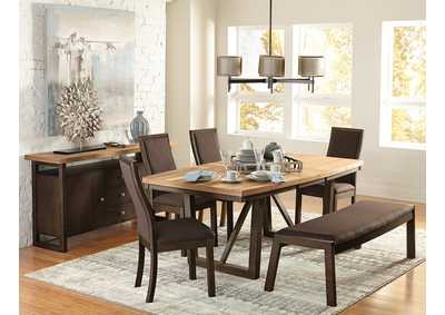 Image for Side Chair, Choc Fabric