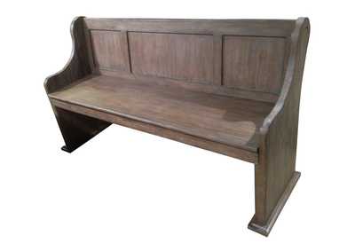 Image for Bench W/Curved Arms,Wire Brush