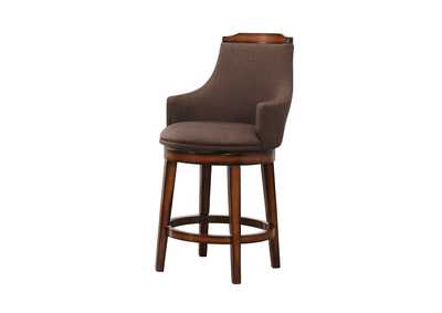 Image for 360Swivel Counter Hg Dining Chair,Choc Linen