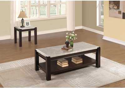 Image for End Table, Marble Top, D. Chry