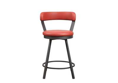 Image for Appert Swivel Counter Height Chair, Red